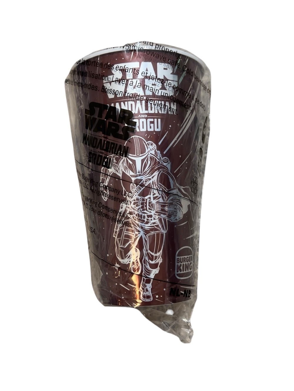 Burger King Star Wars Mandalorian Grogu Plastic Collector Cup 2026 Limited 30oz